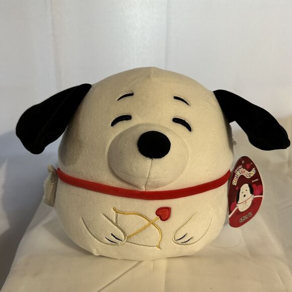 Squishmallow 8" Snoopy Cupid with Bow & Arrow Valentine Plush - Cute! - Picture 1 of 2